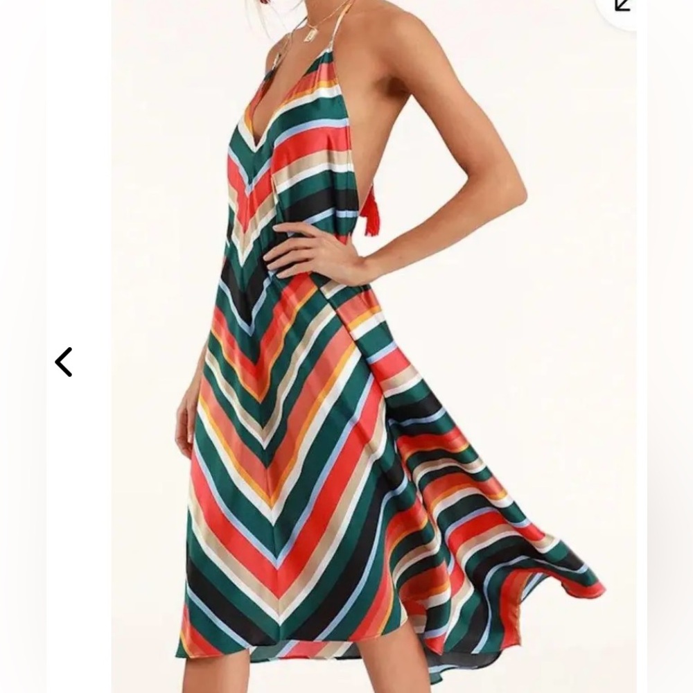 Lulus Open Back Slip Dress